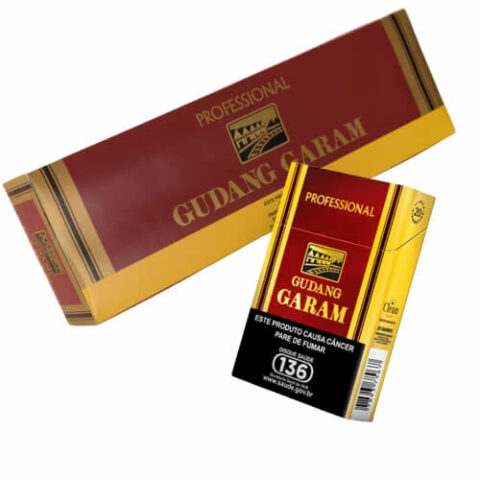 Cigarro Gudang Garam Tradicional Cravo Pacote 10 maços