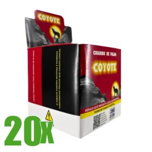 20 Caixas Cigarro de Palha Coyote Tradicional - 200 Maços