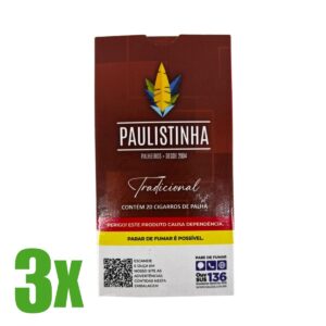 Palheiro Paulistinha Tradicional - 03 Maços