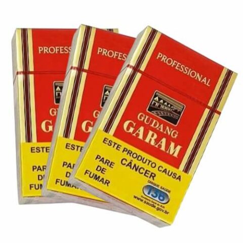 Cigarro Gudang Garam Tradicional - Cravo 3 maços - palheirosdobrasil.com.br