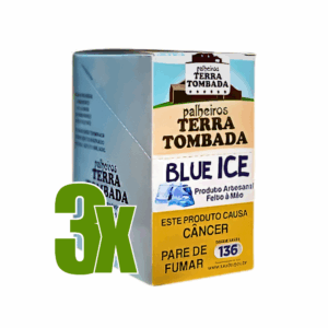 Cigarro de Palha Terra tombada Blue Ice - Kit C/3 Displays