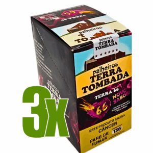 Cigarro de Palha Terra tombada Love 66 - Kit C/3 Displays