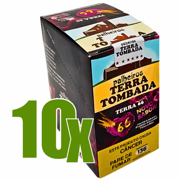 Cigarro de Palha Terra tombada Love 66 - Kit C/10 Displays