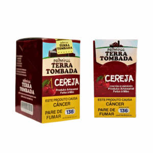 Cigarro de Palha Terra tombada Cereja - Display C/10 unidades