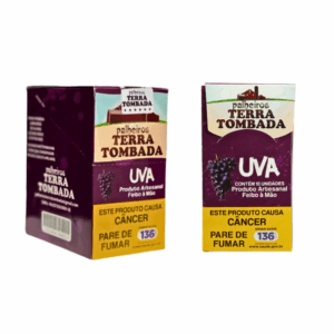 Cigarro de Palha Terra tombada Uva -Display C/10 unidades
