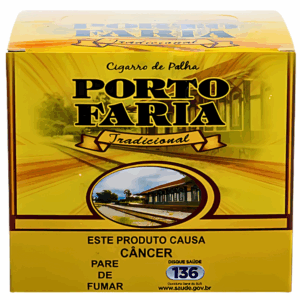 Cigarro de Palha Porto Faria Tradicional - Display C/10 maços