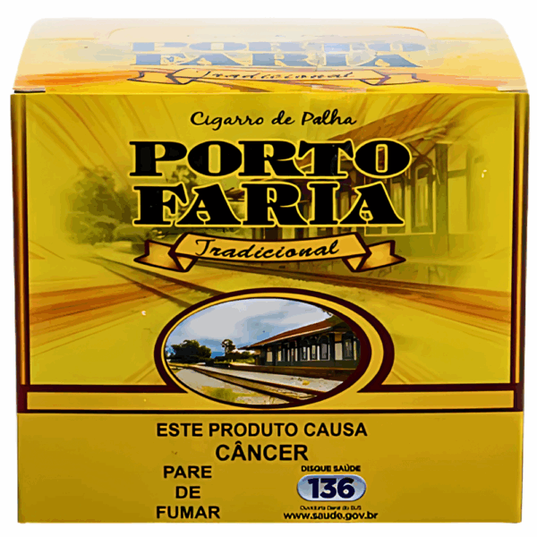 Cigarro de Palha Porto Faria Tradicional - Display C/10 maços