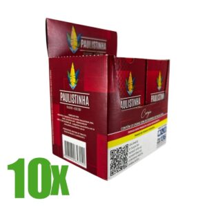 Cigarro de Palha Paulistinha Cereja - Kit C/10 Displays