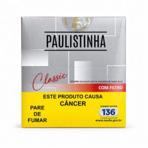 Cigarro de Palha Paulistinha Classic c/ filtro - Display C/10 maços