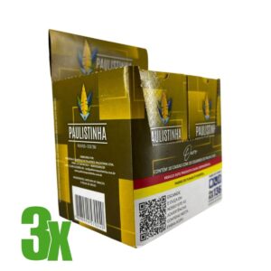 Cigarro de Palha Paulistinha Ouro - Kit C/03 Displays
