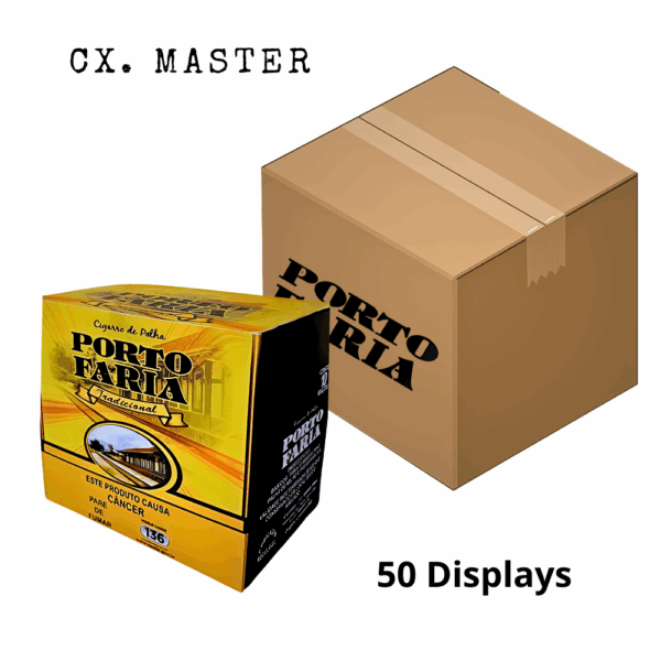 Cigarro de Palha Porto Faria Tradicional - CX Master C/50 Displays