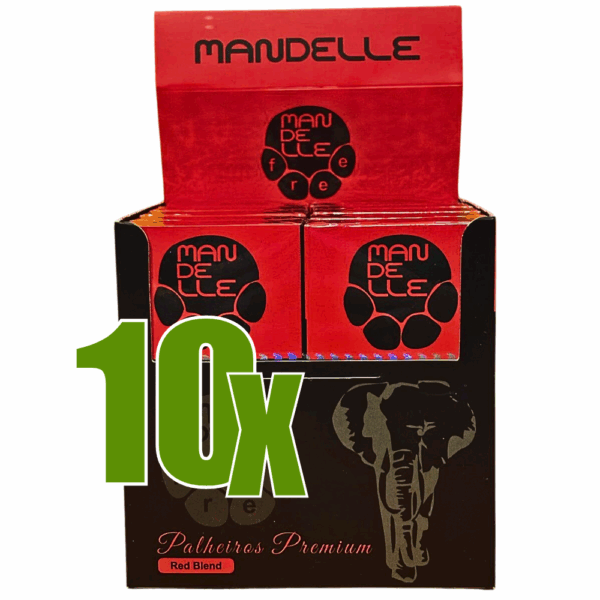 Cigarro de Palha Mandelle Premium Red Blend - Kit C/10 Displays