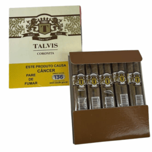 Charuto Talvis Coronita Brown - Maço C/ 5 Unidades