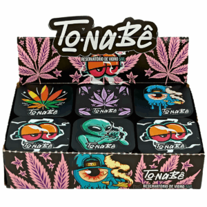 Slick de Vidro Tonabê Preto 5ML - Display C/6 Unidades