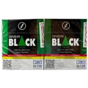 Cigarro Djarum Black Menthol - Display C/10 Maços