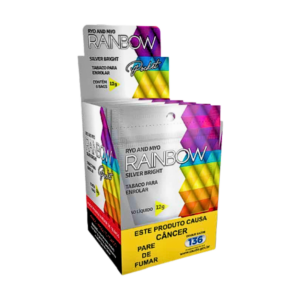 Tabaco / Fumo Rainbow Silver Bright - Display C/5 Bags 12g