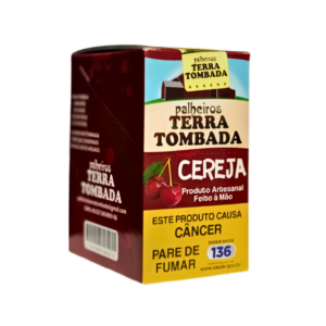 Cigarro de Palha Terra tombada Cereja - Kit C/10 Displays