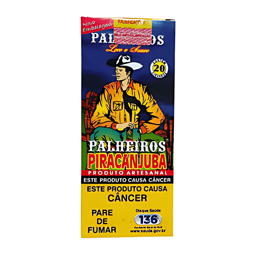 Cigarro de Palha Piracanjuba Tradicional - Kit C/10 Displays