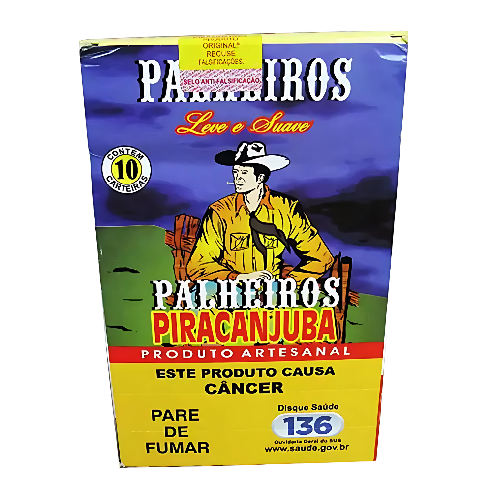 Cigarro de Palha Piracanjuba Tradicional - Kit C/10 Displays - Imagem 2
