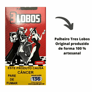 Cigarro de Palha Três Lobos Original - Display C/10