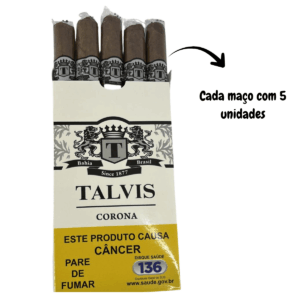 Charuto Talvis Corona Black - Display C/10 Maços