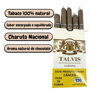 Charuto Talvis Corona Brown - Display C/10 Maços