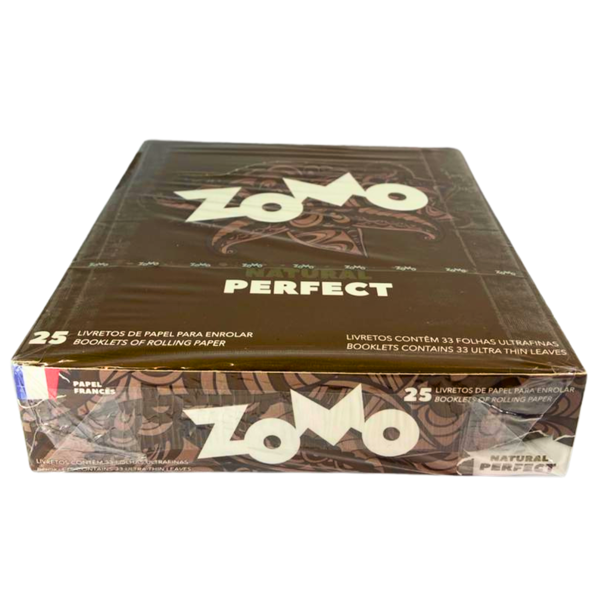 Seda Zomo Natural Perfect Black Brown - Display C/25 Livretos - Imagem 4