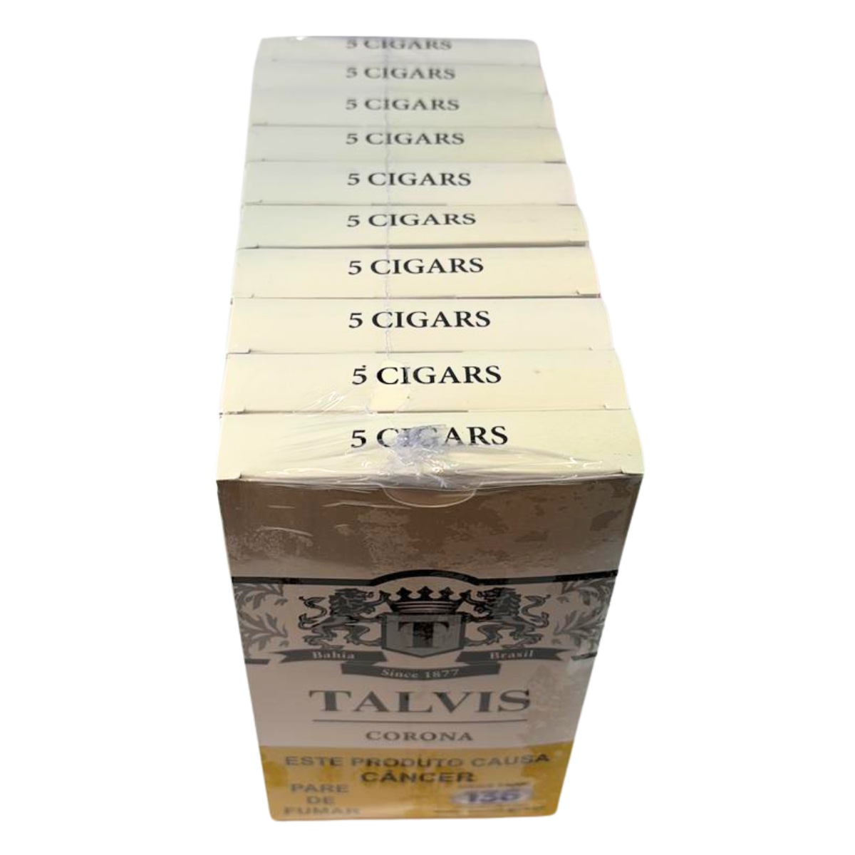 Charuto Talvis Corona Black - Display C/10 Maços - Imagem 4