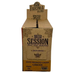 Tabaco / Fumo Sasso Session - Display C/6 Bags de 25 G