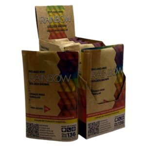 Tabaco / Fumo Rainbow Golden Brown - Display C/6 Bags 25g