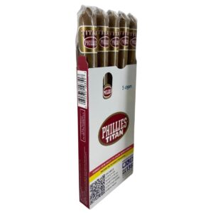 CHARUTO PHILLIES TITAN - Maço 5 unidades