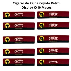 Cigarro de Palha Coyote Retro - Display C/10 Maços