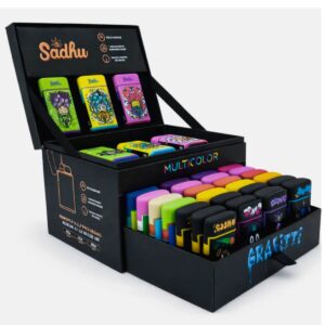 Isqueiro Maçarico Sadhu Gift Box - Display C/34 Unidades