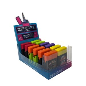 Isqueiro Maçarico Zengaz Zl-30E Chip Jet Ilustrado - Display C/12 Unidades