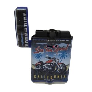 Isqueiro Maçarico Zengaz Zl-18A Poker Jet Emb Estampado Cores - Unidade