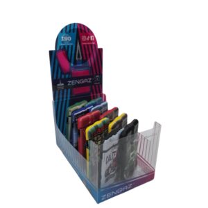 Isqueiro Maçarico Zengaz Zl-18A Poker Jet Emb Estampado Cores - Display C/ 10 Unidades