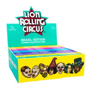 Seda  Regular Lion Circus 1 1/4 Edição Brasil - Display C/15 Livretos