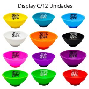 Cuia de Silicone Guru Spirit Multicolor G - Display C/12 Unidades