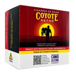Cigarro de Palha Coyote Retro - Display C/10 Maços