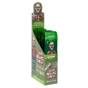 Blunt Hemp Wrap Lion Tradicional Sabor Natural - Display C/25 Unidades