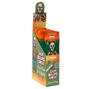 Blunt Hemp Wrap Lion Tradicional Sabor Manga - Display C/25 Unidades