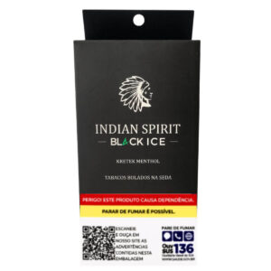 Tabaco / Fumo Bolado Indian Spirit Black Menthol - Display C/10 unidades