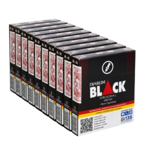 Cigarro Djarum Black Red - Display C/10 maços