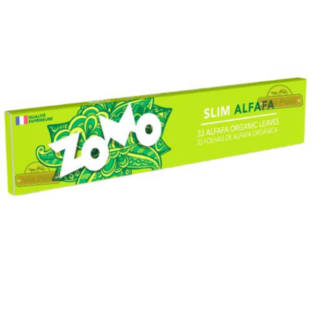 Seda Zomo Alfafa Verde Slim King Size - Display C/50 Livretos - Imagem 3