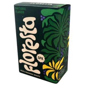 Blunt Wrap Floresta Natural Flavor King Size - Display C/25 Unidades