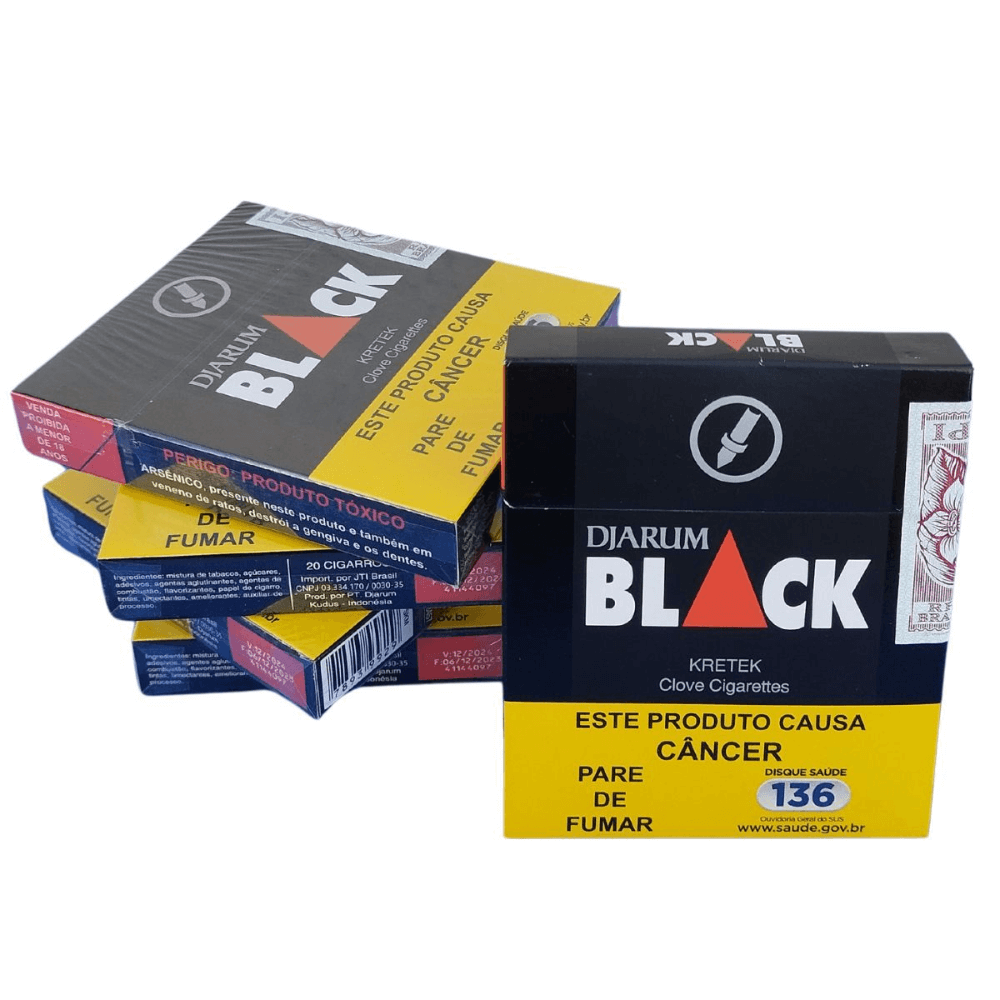 Cigarro Djarum Black Red - Display C/10 maços - Imagem 2