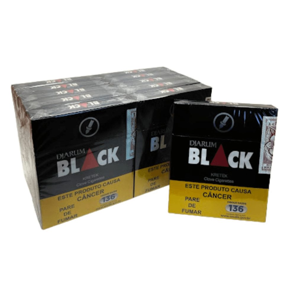 Cigarro Djarum Black Red - Display C/10 maços - Imagem 4