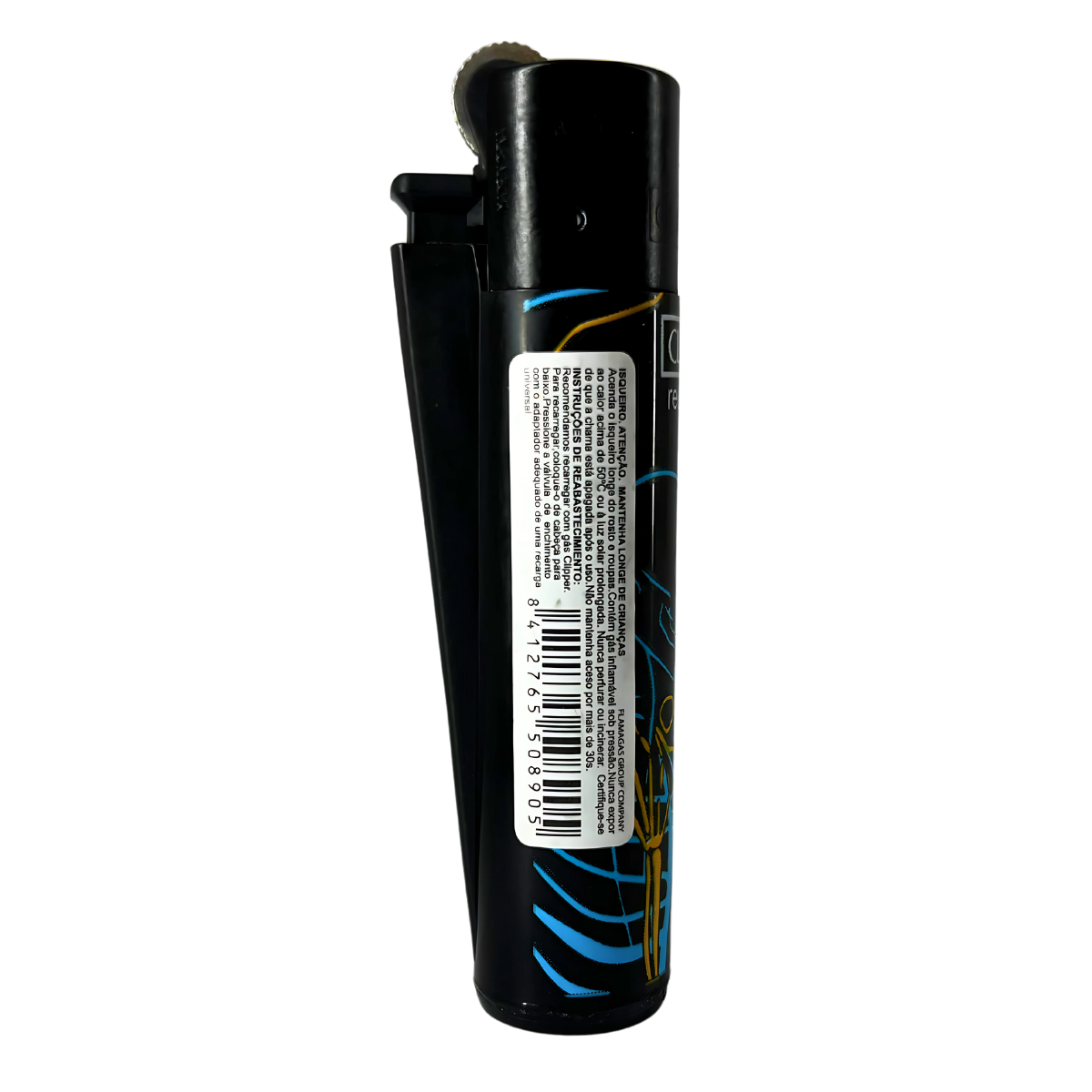 Isqueiro Clipper BL12 CP11R Loving Skulls 1 + BW + LB - Display C/24 (Grande) - Imagem 2