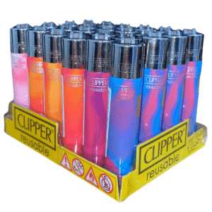 Isqueiro Clipper D24 CP11R PINK NEBULA + LB- Display C/24 (Grande)