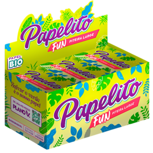Piteira Papelito Fun Large - Display C/24 livretos